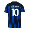 Maillot de Supporter Inter Milan Lautaro Martinez 10 Domicile 2023-24 Pour Homme
